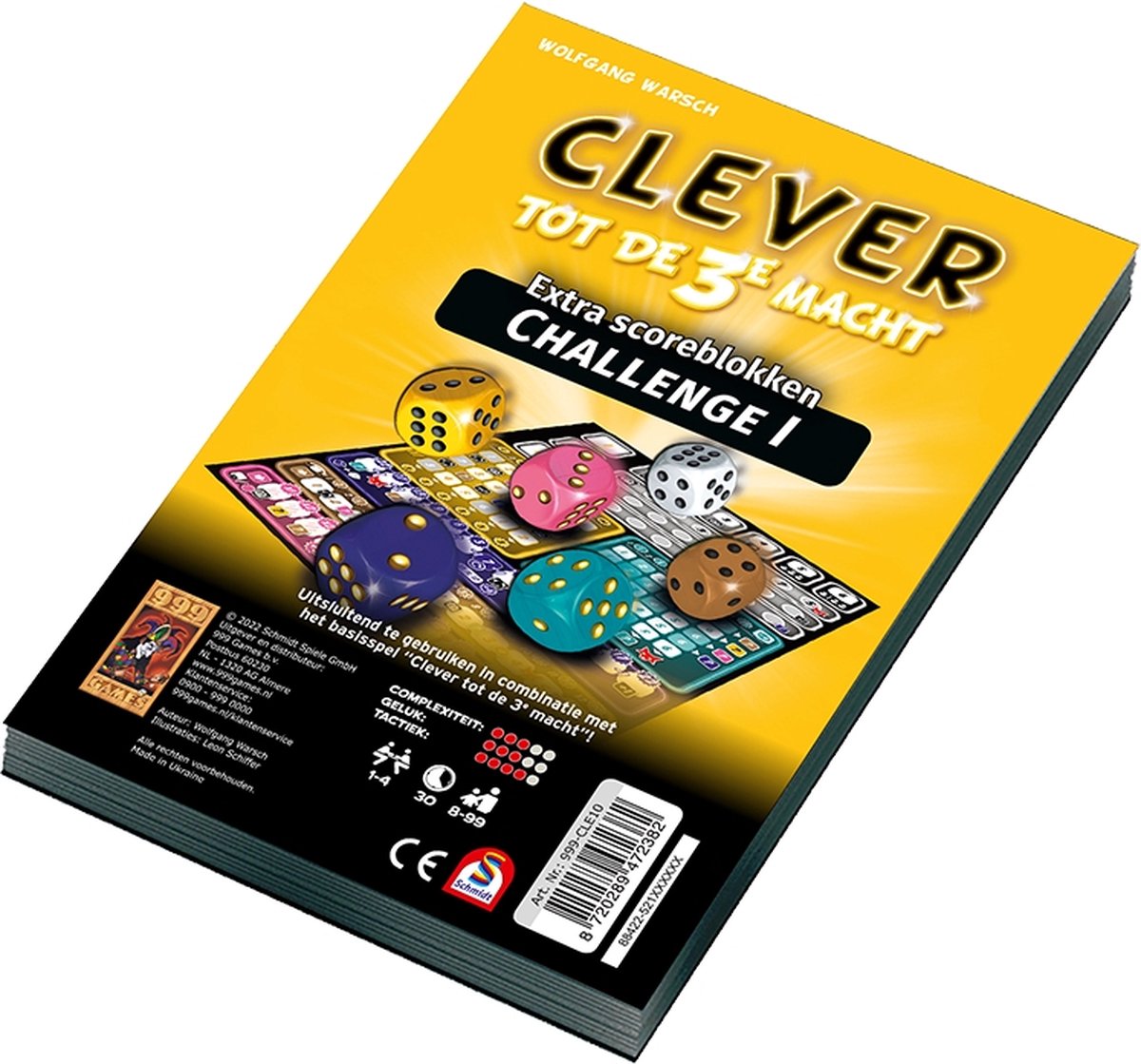 999Games ScoreBlokken clever für die 3. Power Challenge