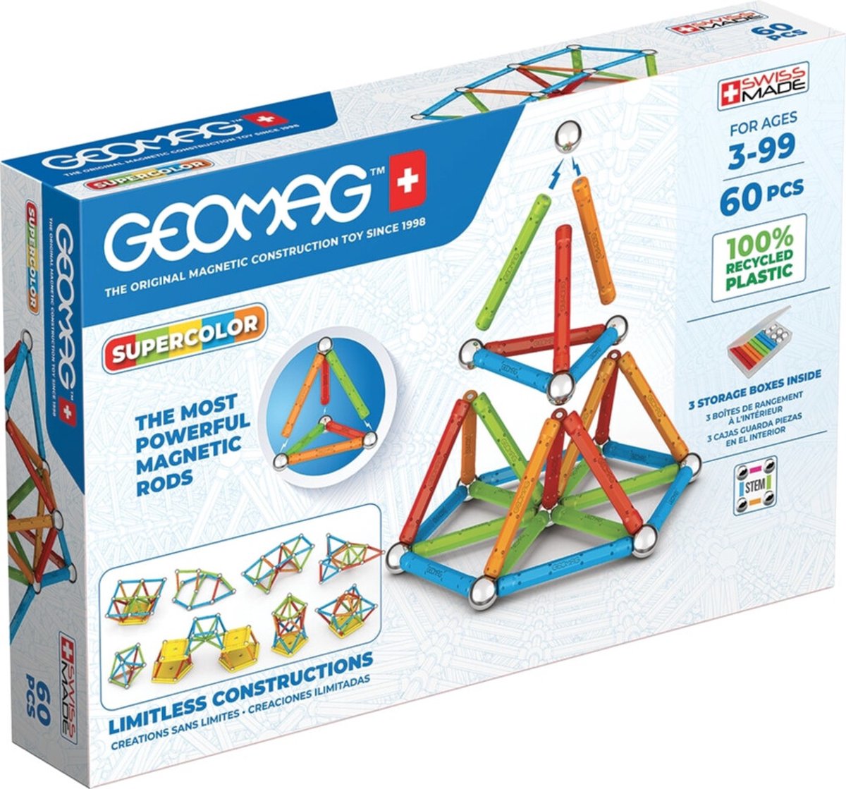 Geomag Super Color Recycling, 60dlg.