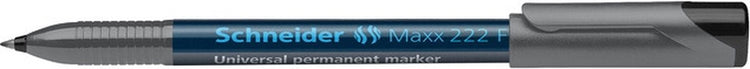 Schneider Schreibgeräte Universalmarker Schneider Maxx 222 F permanent schwarz Box mit 10 Stück