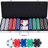 Pokerset im Silberetui - 500 Chips 11,5gr.