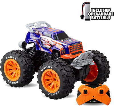 Exost RC Phantom Force Monster Truck 1:16 – Steuerbares Auto inkl. wiederaufladbarer Akku