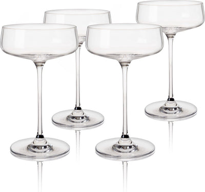 Viski Reserve Julien Coupe Glas – Kristall – 295 ml – 4 Stück