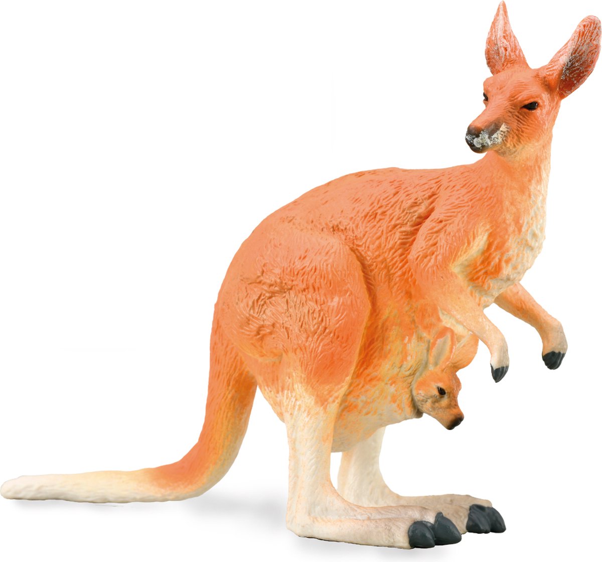Collecta Figur – Rotes Känguru – (l) – wilde Tiere – handbemalt – Miniatur