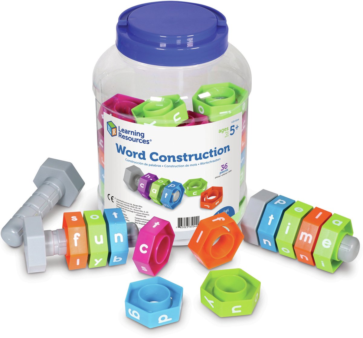 Lernressourcen-Set mit Wortkonstruktionsaktivitäten – 2+