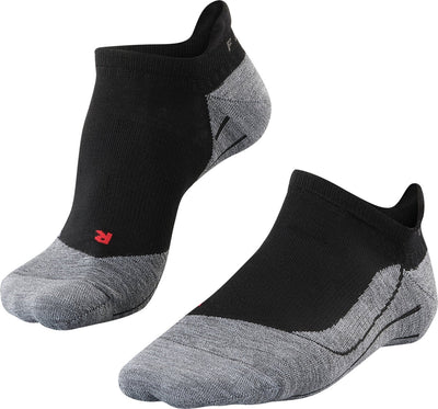 Falke TK5 Invisible Anti-Blister Wandersocken aus dünnem Woll-Funktionsmaterial Herren Schwarz - Größe 44-45