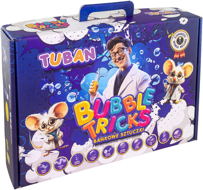 Tuban Spielzeugblasen-Set – 10 magische Blasentricks für Kinder.