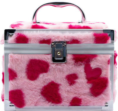 Erstelle es! Herz-Make-up-Etui, flauschige Herzen