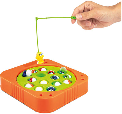 TOI-TOYS Elektronisches Fischereispiel mit 3 Angelrute