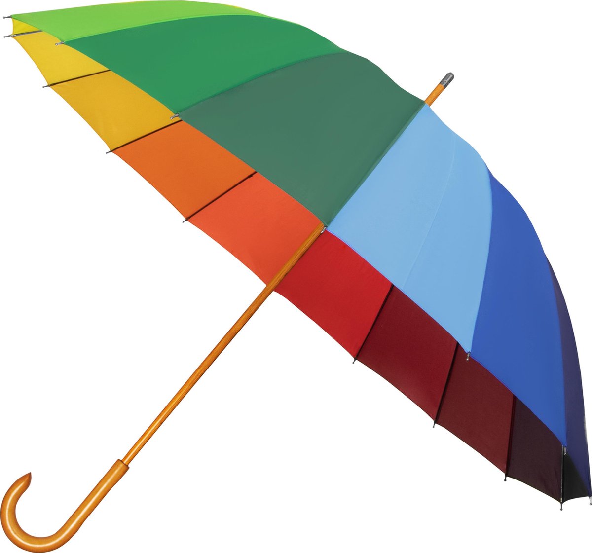 Falcone - Regenschirm - ø 110 cm - extra stabil - Regenbogen