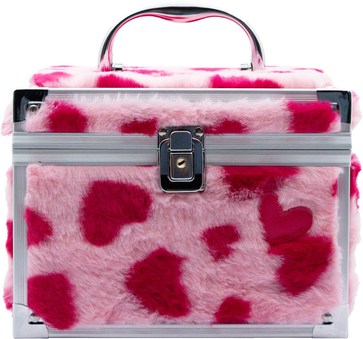Erstelle es! Herz-Make-up-Etui, flauschige Herzen