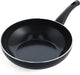 BK Brilliant Wok-Pfanne 28 cm – 3,7 l – PFAS-freie Antihaftbeschichtung – Wok-Pfanne Induktion – Keramikpfanne – ofenfest bis 230 °C – Kaltgriffe – ohne Deckel – Schwarz
