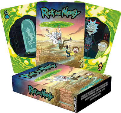 Wassermann-Rick-and-Morty-Spielkarten – offiziell lizenziert