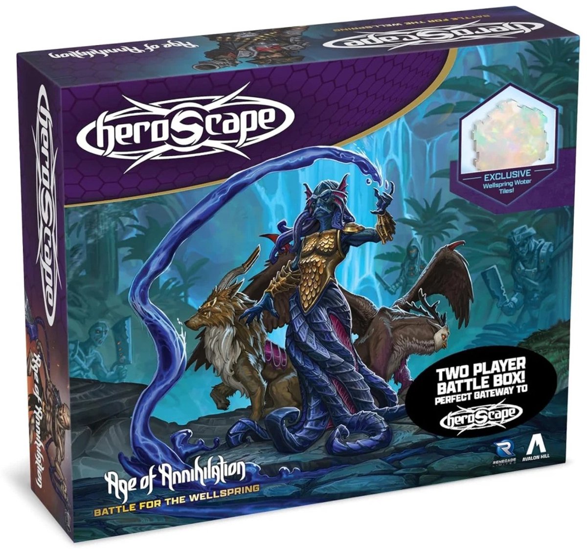 Asmodee Heroscape Brettspiel Battle for the Wellspring Battle Box Miniaturen.