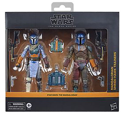 Hasbro Star Wars: The Mandalorian Black Series Actionfigur 2er-Pack Mandalorian Shriek-Hawk Trainer 15 cm Actionfigur