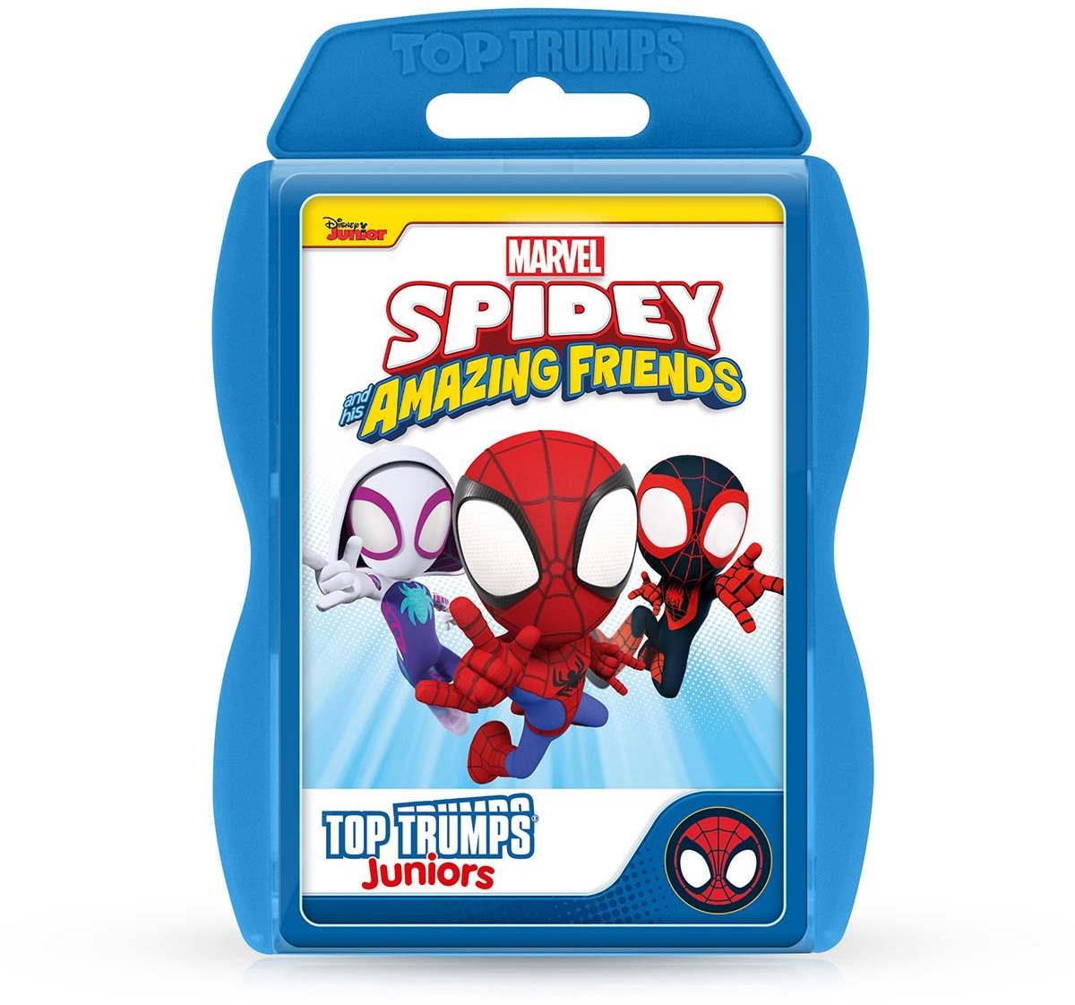 Winning Moves Top Trumps Junior – Kartenspiel – Spidey und seine tollen Freunde – Englisch