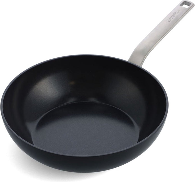 Greenpan Evolution Eco Wok-Pfanne – ø28 cm – Keramik-Antihaftbeschichtung – PFAS-frei