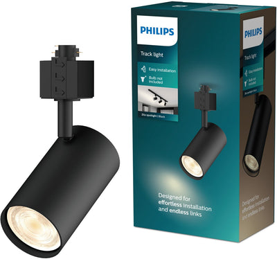 Philips LED Philips EasyLink Zilo – Spot – Gu10-Fassung – maximale Wattzahl: 7 W – Schwarz – Schienenbeleuchtung