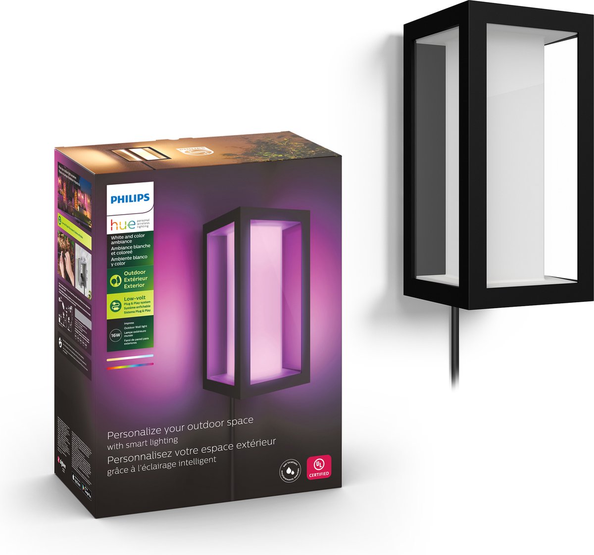 Philips Hue Impress Weiß- und Farbambiente-Wandleuchte