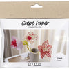 Creativ Company Mini-Hobby-Set Krepppapier, Blumen, Pastellfarben, 1 Box