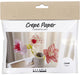 Creativ Company Mini-Hobby-Set Krepppapier, Blumen, Pastellfarben, 1 Box