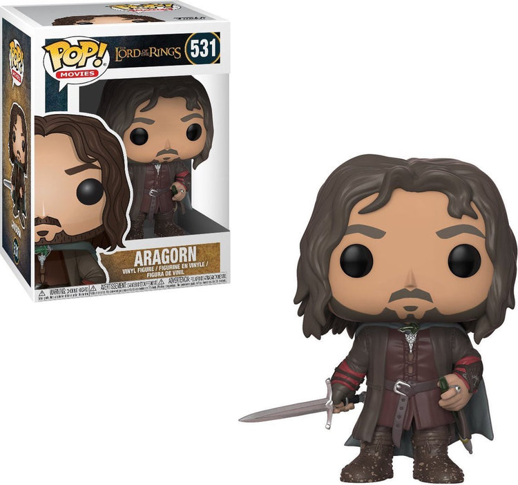 Funko-Pop! Filme: Der Herr der Ringe Aragorn Erwachsene und Kinder – Sammelfigur