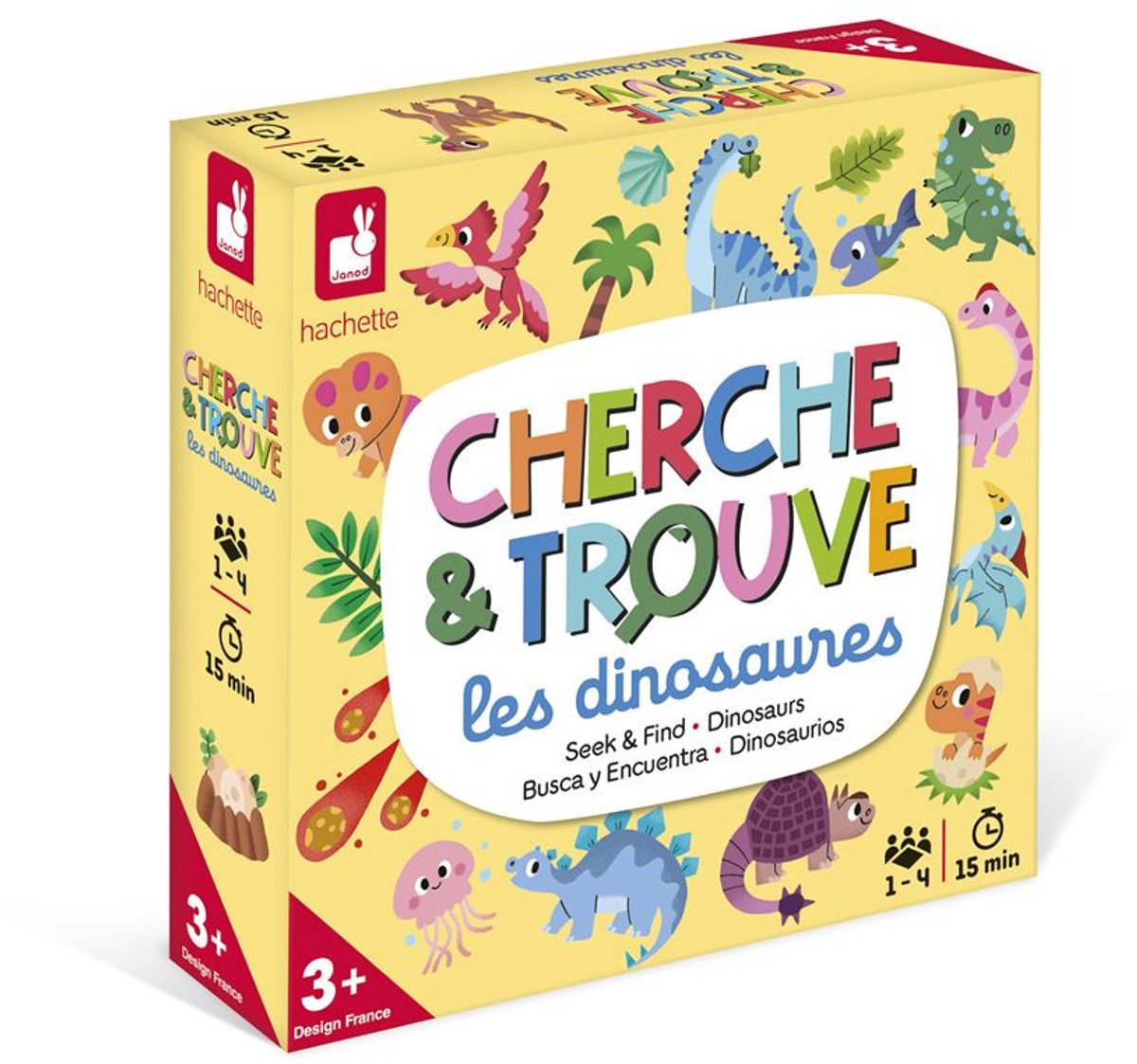 Janod – Beobachtungsspiel – Suchen und Finden – Dinosaurier