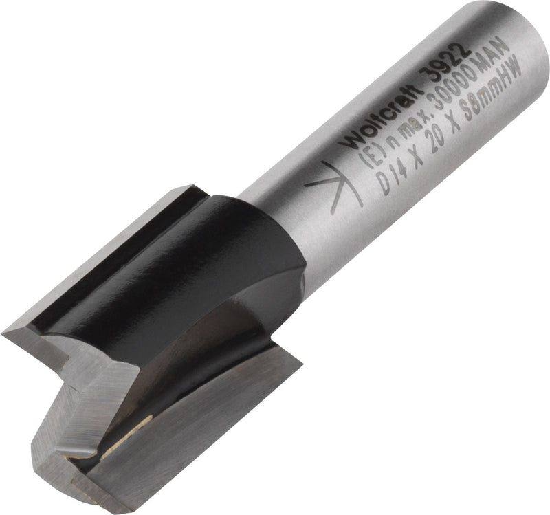 Wolfcraft - Nutfräser 12mm - Fräser - 3922000