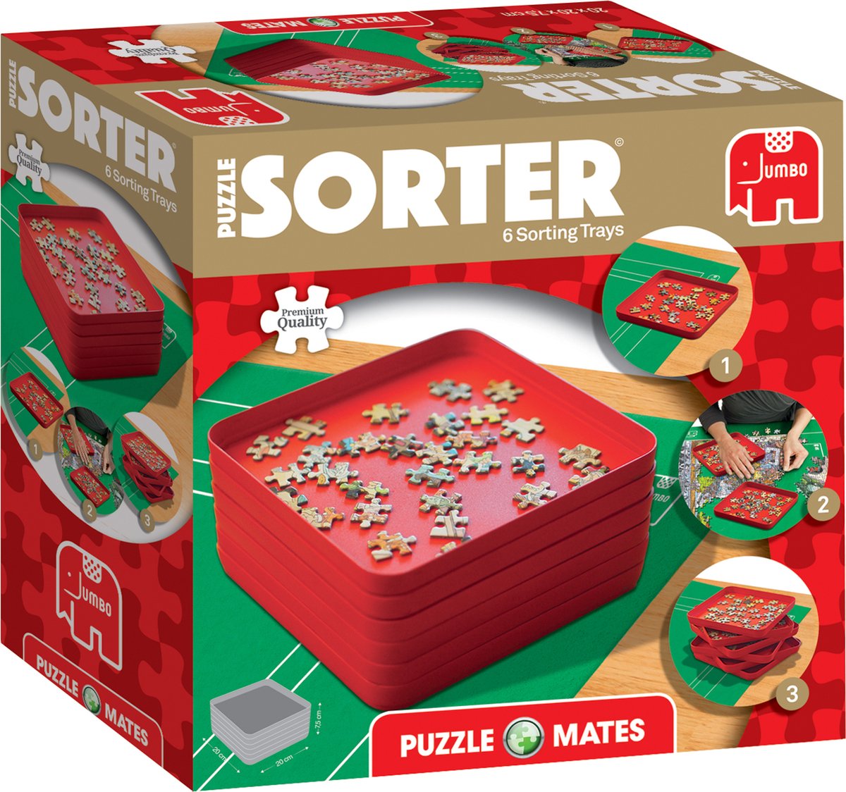 Jumbo -Puzzlematten - Puzzelorterer