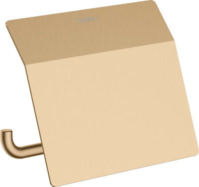 Hansgrohe Addstoris Toilettenpapierhalter mit Klappe, gebürstete Bronze