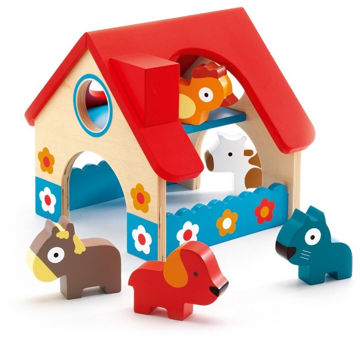Djeco Babyfarben Mini-Bauernhof