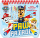 Pfotenpatrouille Schablone Zeichnung Block A4