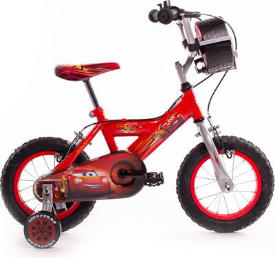 Huffy Cars Lightning McQueen 12 Zoll Fahrrad – Kinderfahrrad 3-5 Jahre – Rot