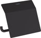 Hansgrohe addstoris Toilettenpapierhalter mit Klappe mattschwarz