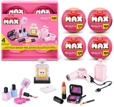 Max Zuru Beauty-Bauset – Make-up, Parfüm-Beauty-Kollektion – 4er-Pack