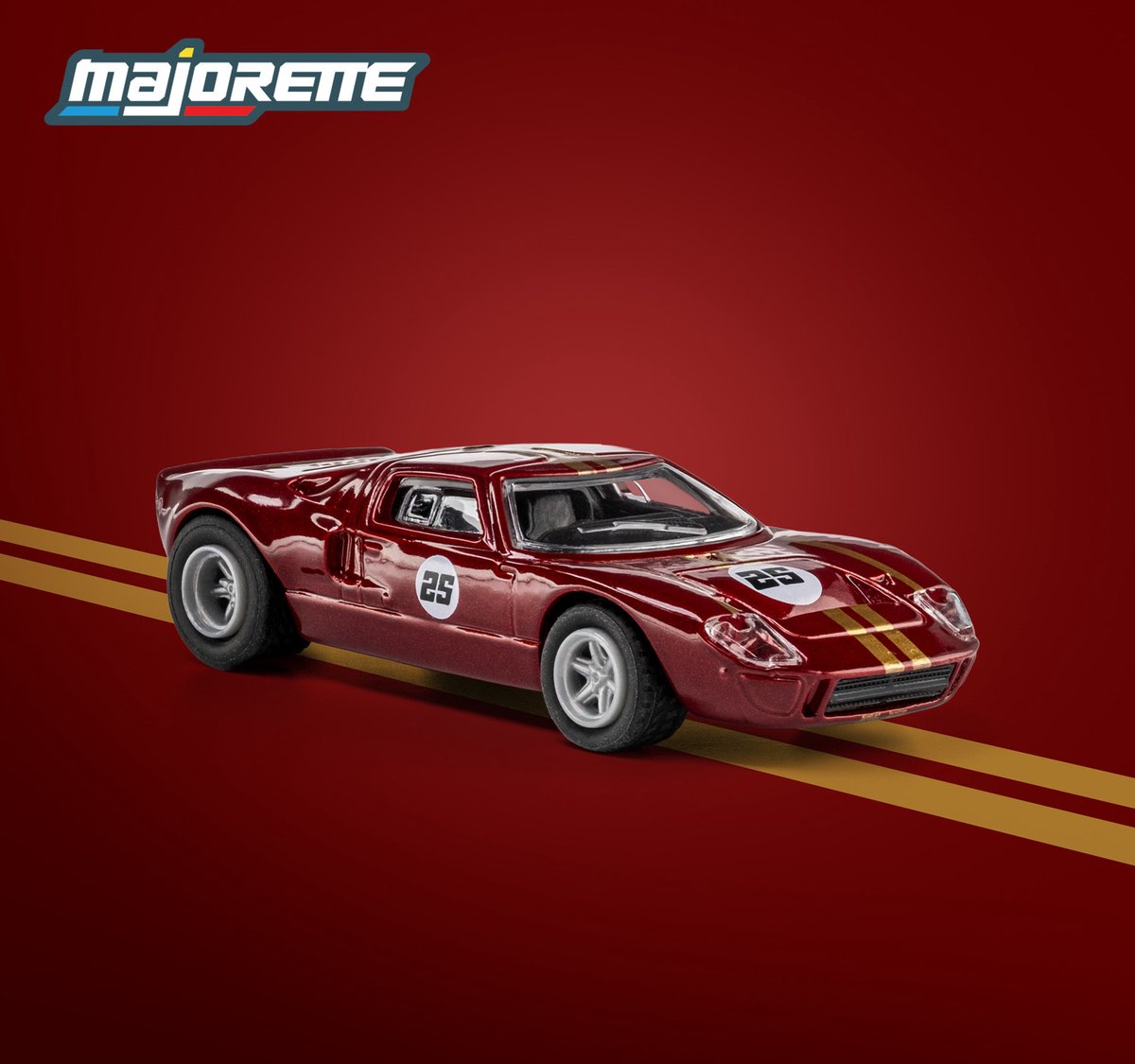 Majorette Ford GT40 MK1 '65, rot (Sammlung)