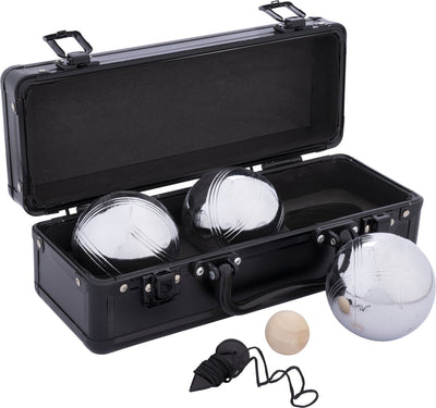 Engelhart Jeu de Boules 3 Kugeln im schwarzen Aluminiumkoffer