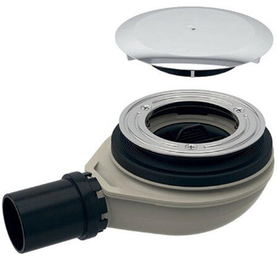 Geberit setaplano Duschwannenablauf 40mm mit Deckelwassersperre 30mm chrom