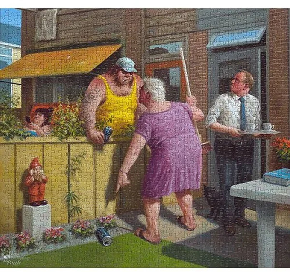 Marius van Dokkum Puzzle The Drop – Kunstwerk in limitierter Auflage – 1000 Teile