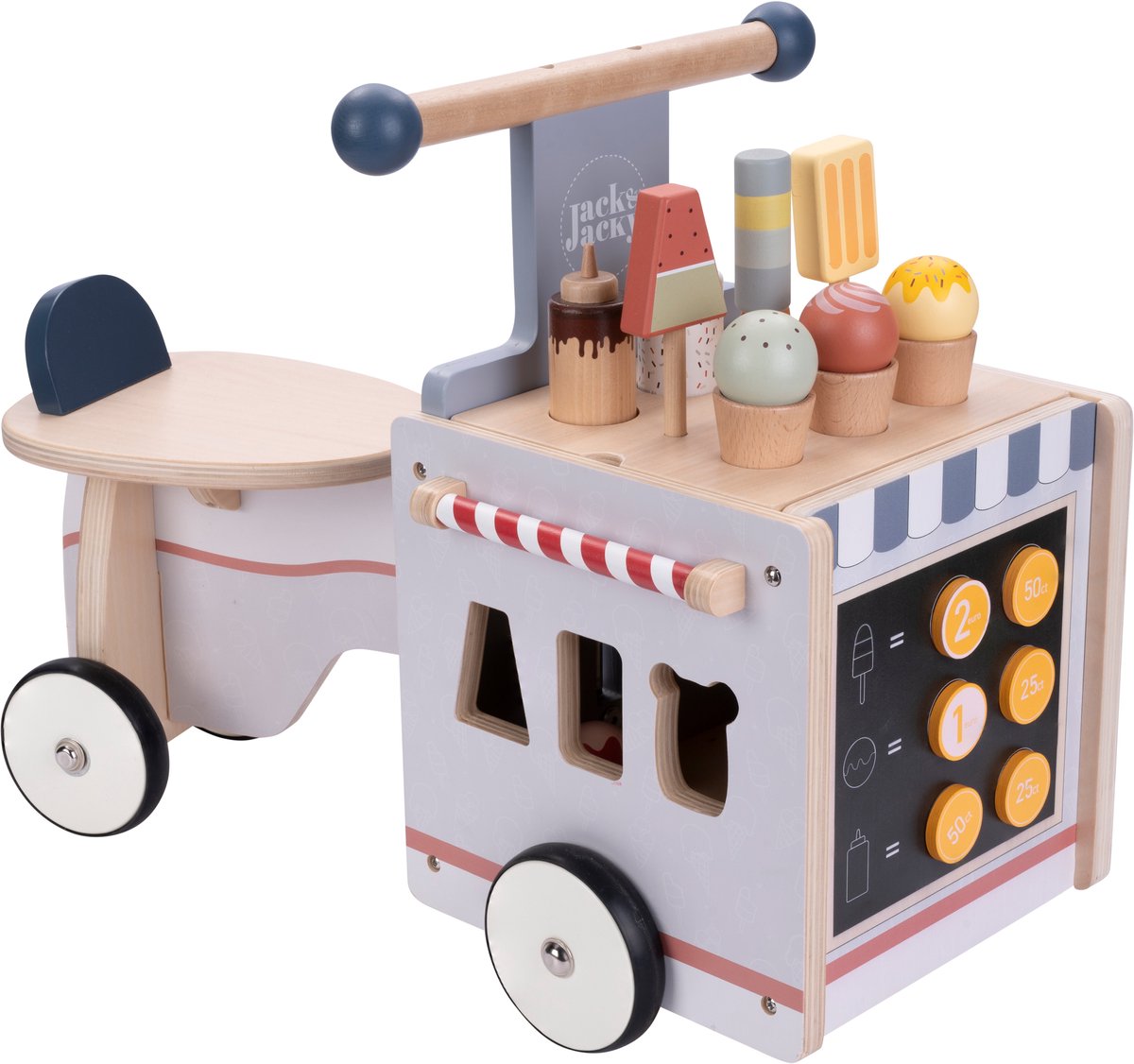 Holzbalchen Fahrrad Ice Cream Cart Jacky Jacky