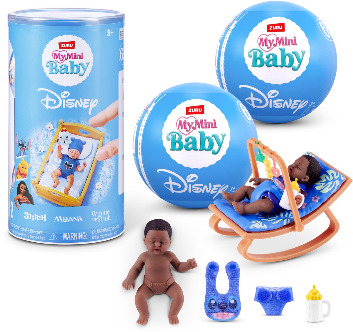 Mini Zuru My Baby Disney Serie 1 – Winnie Puuh und Stitch – 2er-Pack