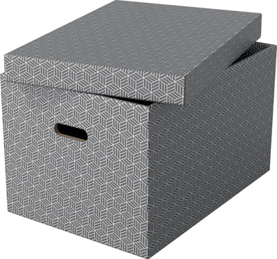 Aufbewahrungsbox Esselte 628287 groß 55 l grau