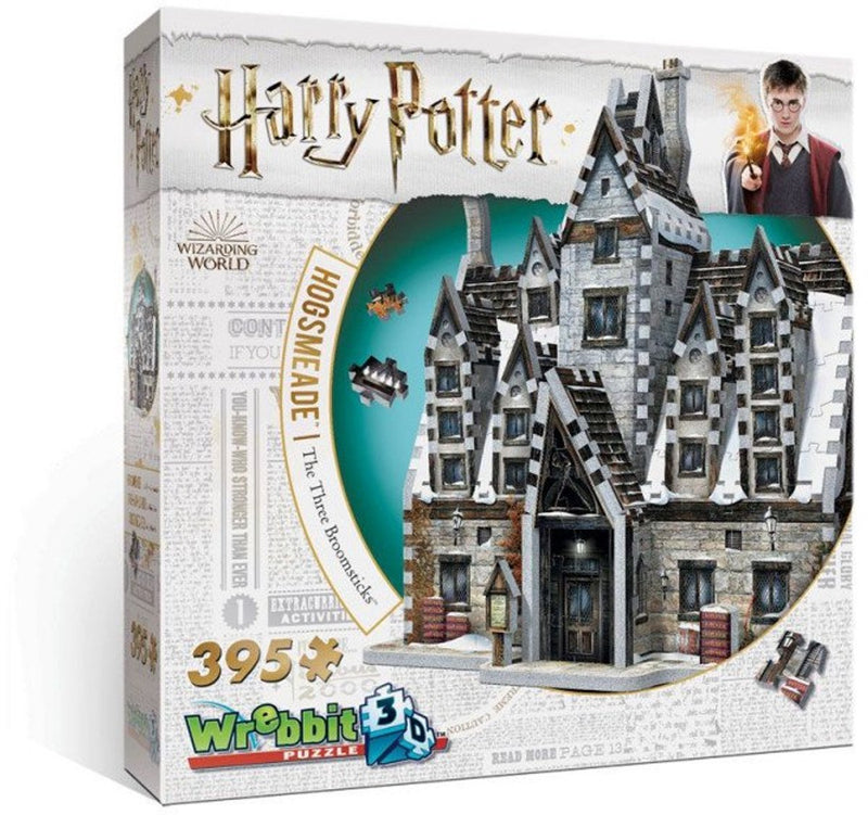 Wrebbit Hogsmeade Drei Besenstiele Harry Potter 3D-Puzzle (395 Teile)