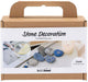 Creativ Company Mini-Hobby-Set Steindekoration, blau, 1 Box