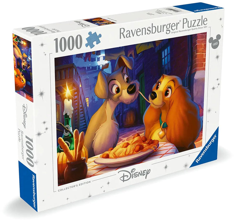 Ravensburger Puzzle Disney Lady und der Vagabund 1000 Teile Erwachsene.