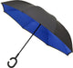 Impliva Minimax – umstülpbarer Regenschirm – ã˜ 107 cm – Schwarz Blau
