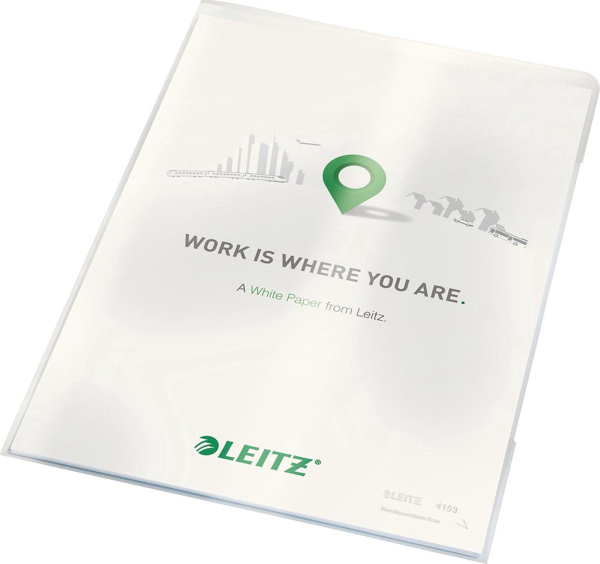 Leitz superior view folder - a4 - 100 pieces - transparent