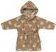 Jollein-Bademantel – 100 % Frottee – 1–2 Jahre – Jacquard – Teddybär