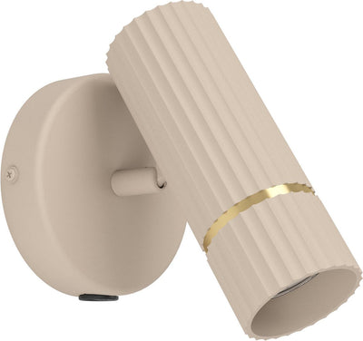 Eglo Caminia Wandleuchte – gu10 – 15,5 cm – Sandfarbe Beigegold
