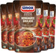 Unox extra reichhaltige Suppe im Beutel – Ungarisches Gulasch – eine gefüllte Suppe mit extra Rindfleisch, Paprika, Tomate und Kartoffel – 5 x 570 ml