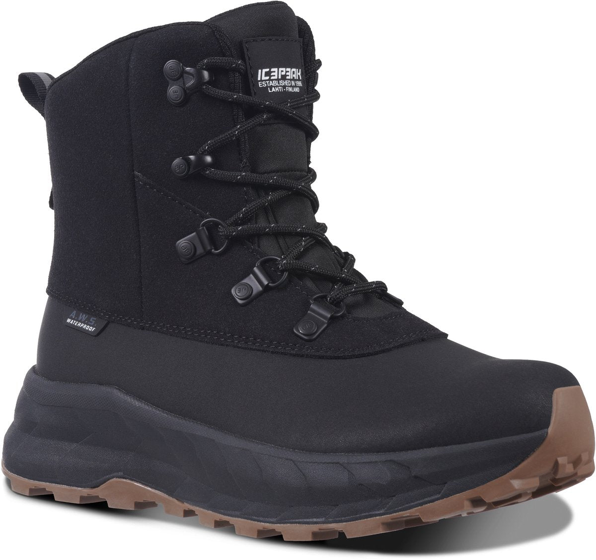 Icepeak Aitoo MS Damen Schneestiefel - Schwarz - 38